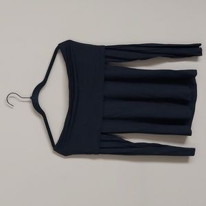 Mi Ami Black Off Shoulder Top